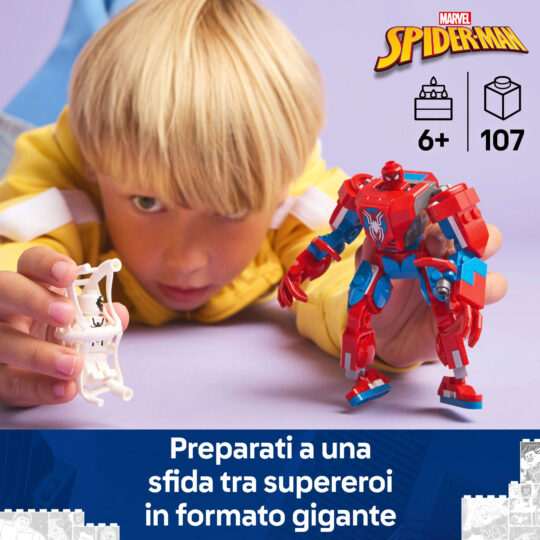 Lego Marvel 76308 Mech di Spider-Man contro Anti-Venom - LEGO