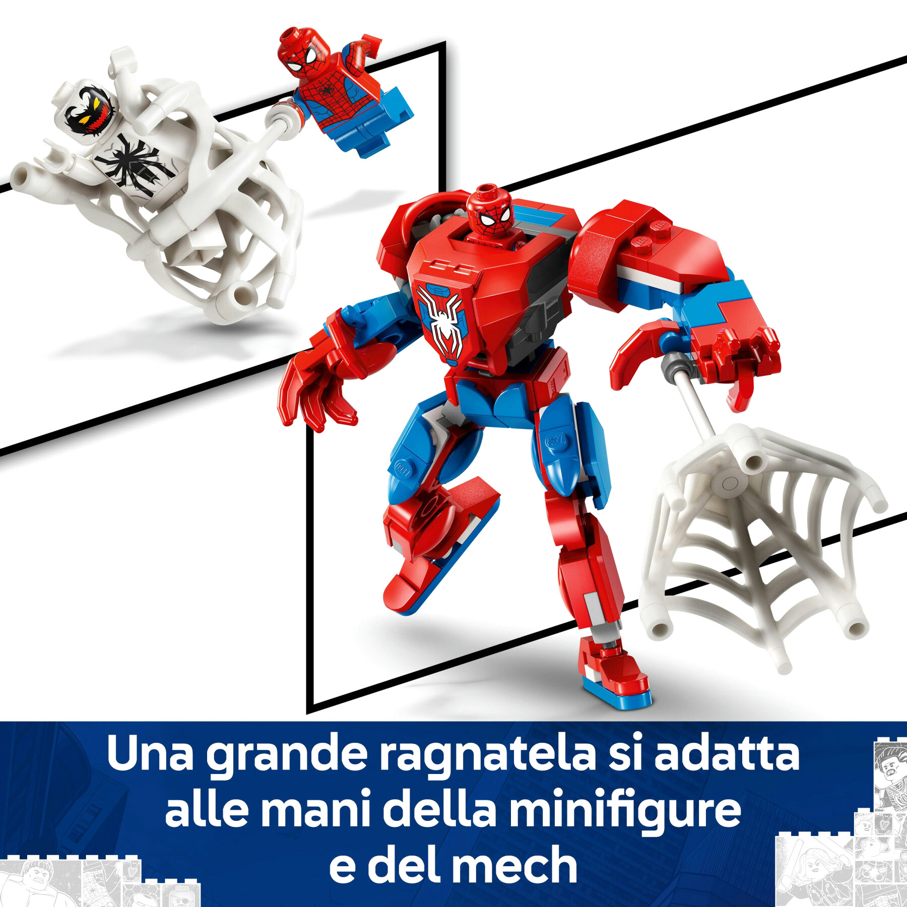 Lego Marvel 76308 Mech di Spider-Man contro Anti-Venom - LEGO