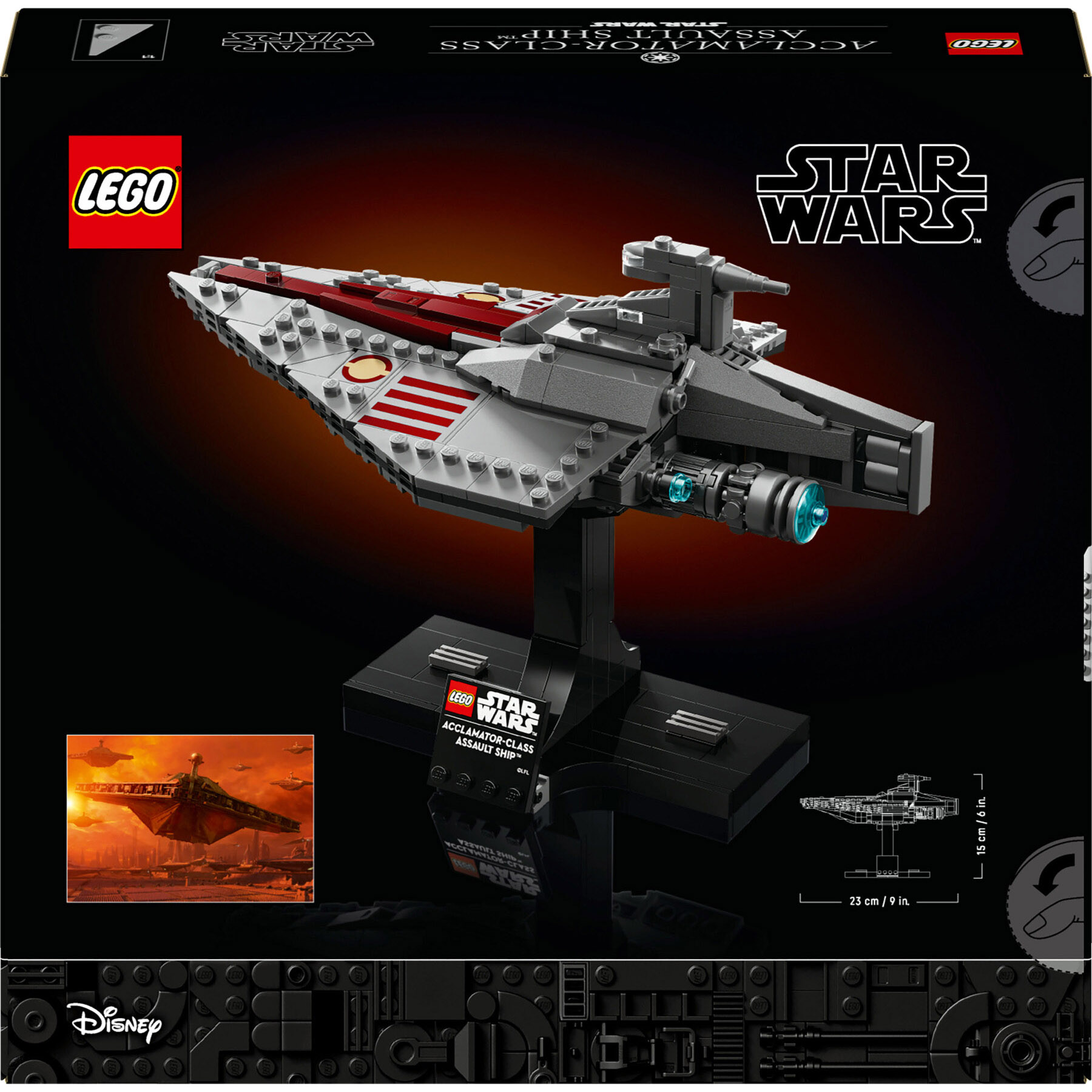 Lego Star Wars 75404 Nave d'Assalto Classe Acclamator - LEGO