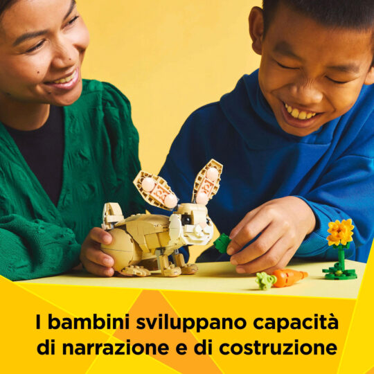 Lego Creator 3 in 1 31162 Adorabile Coniglio Giocattolo - LEGO