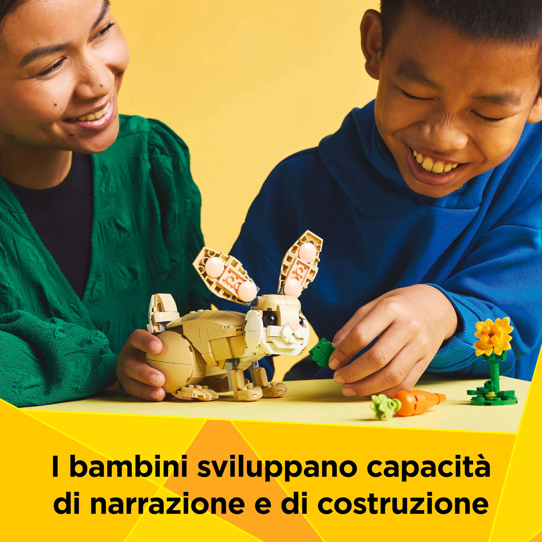 Lego Creator 3 in 1 31162 Adorabile Coniglio Giocattolo - LEGO
