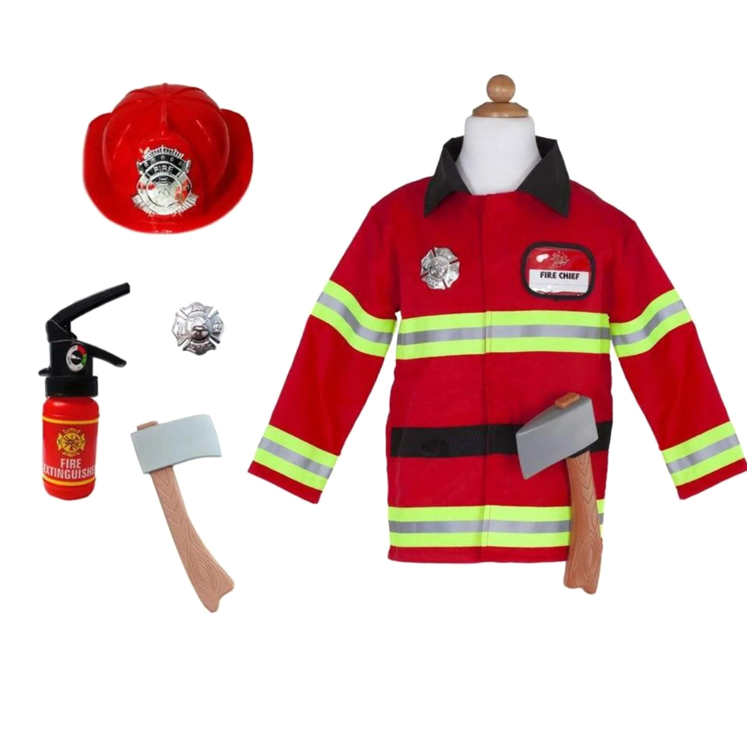 Costume Vigile del Fuoco da 2 a 6 anni - Great Pretenders