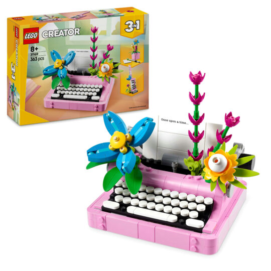 Lego Creator 3 in 1 31169 Macchina da Scrivere con Fiori - LEGO