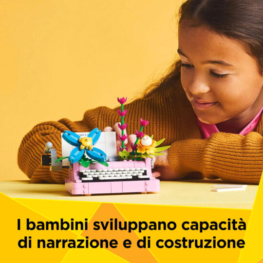 Lego Creator 3 in 1 31169 Macchina da Scrivere con Fiori - LEGO