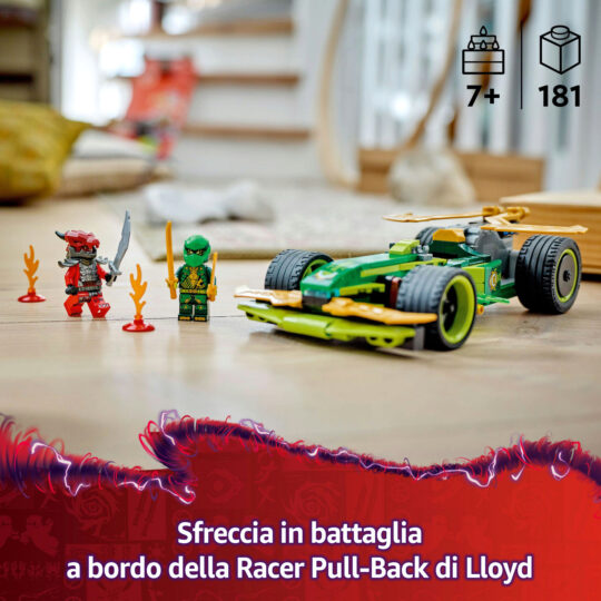 Lego Ninjago 71828 Racer Pull-Back di Lloyd - LEGO