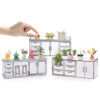 Mga's miniverse make it mini lifestyle - home series1 - piante, casette per uccelli, mazzi di fiori - mini repliche da collezione in confezione sorpresa - fai da te, gioco in resina - non edibile - Miniverse MGA