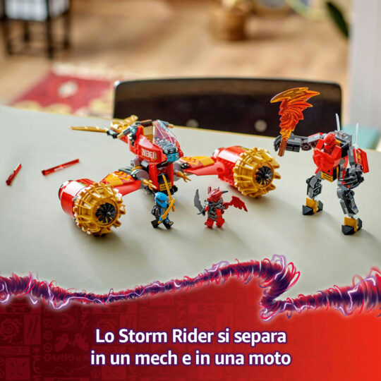 Lego Ninjago 71830 Mech Storm Rider di Kai - LEGO