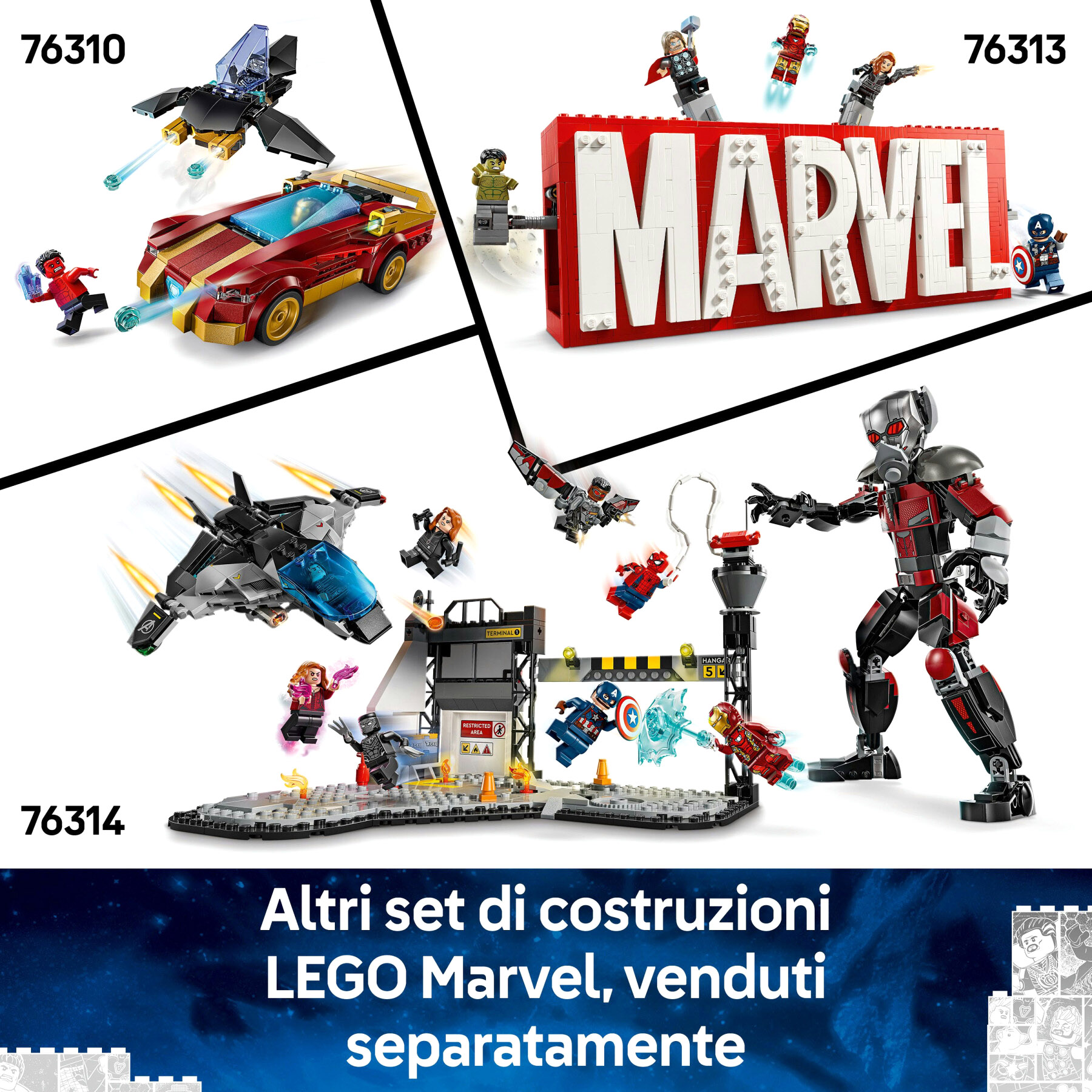 Lego Marvel 76307 Mech di Iron Man contro Ultron - LEGO