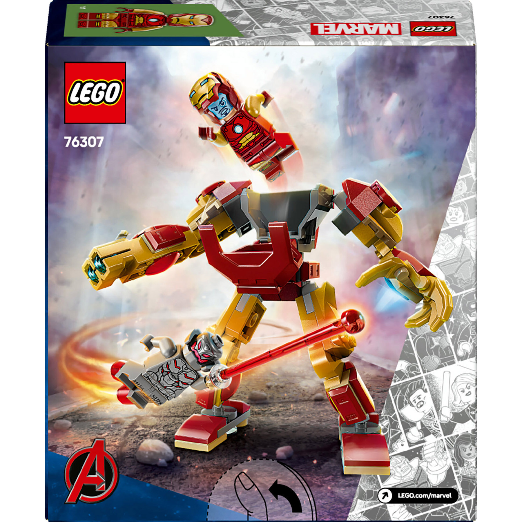 Lego Marvel 76307 Mech di Iron Man contro Ultron - LEGO