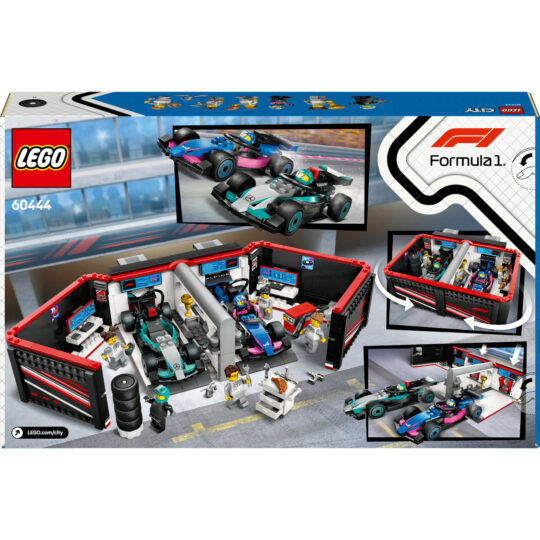 Lego City 60444 Garage con Monoposto Mercedes-AMG e Alpine F1 - LEGO