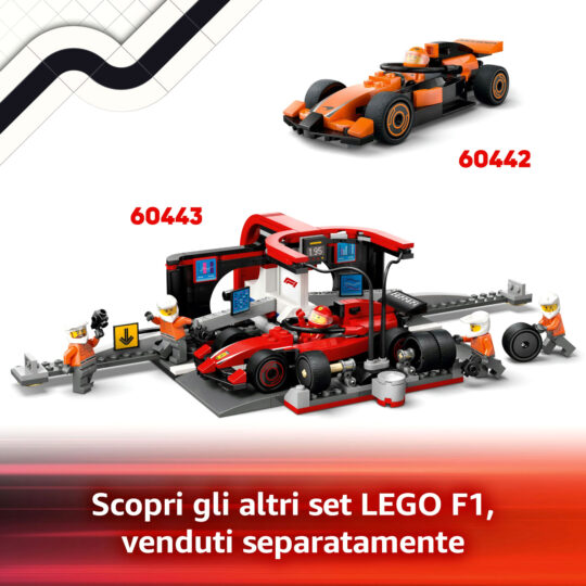 Lego City 60445 Autotrasportatore F1 con Monoposto RB20 e AMR24 F1 - LEGO