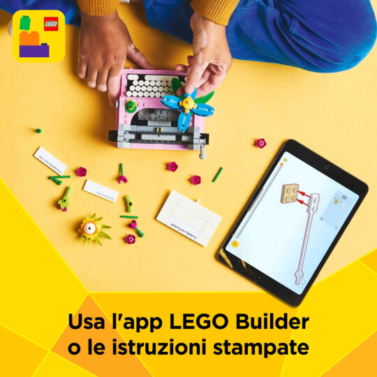Lego Creator 3 in 1 31169 Macchina da Scrivere con Fiori - LEGO
