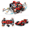 Lego City 60443 Pit Stop e Meccanici con Monoposto Ferrari F1 - LEGO