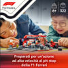 Lego City 60443 Pit Stop e Meccanici con Monoposto Ferrari F1 - LEGO