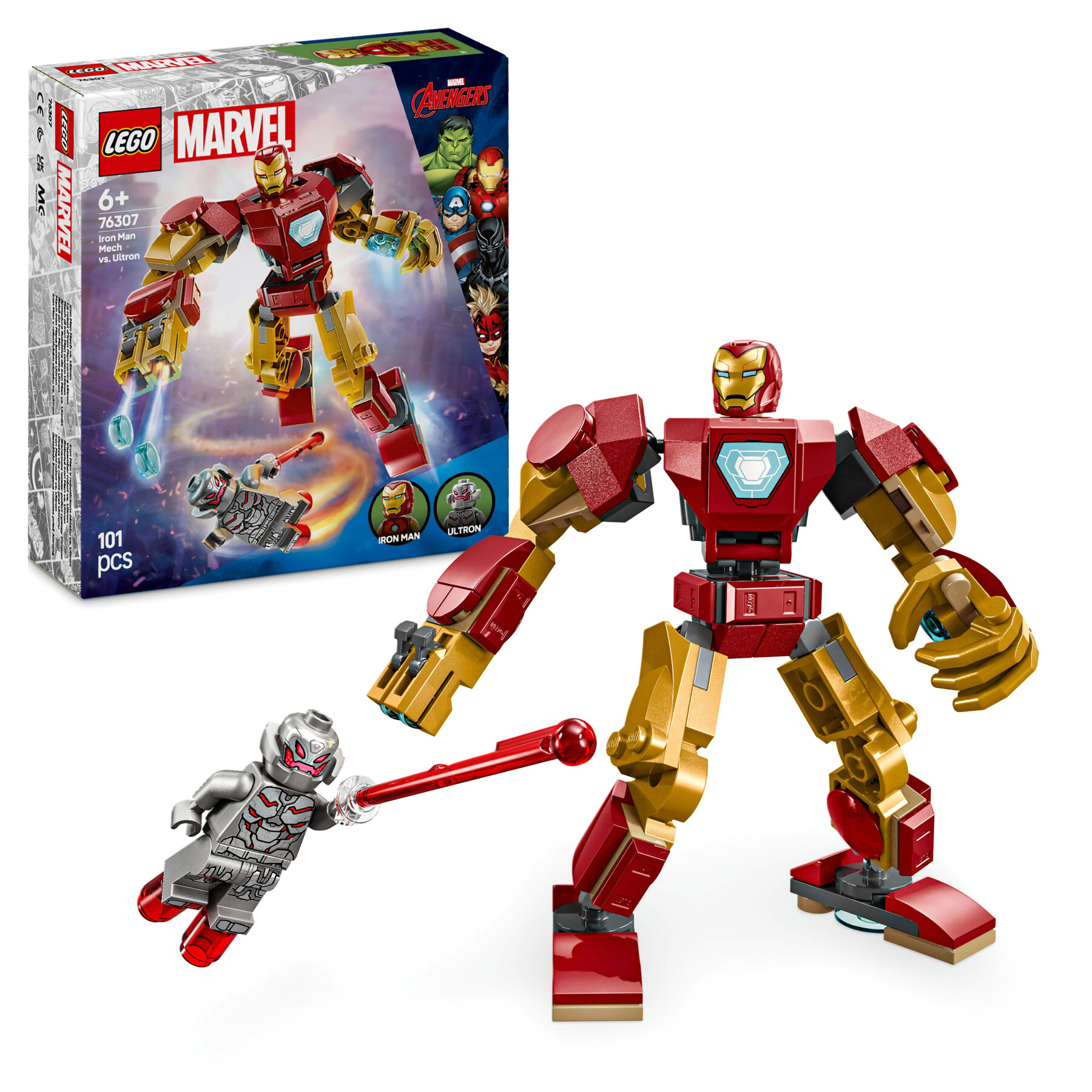 Lego Marvel 76307 Mech di Iron Man contro Ultron - LEGO