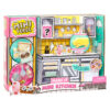 Make it mini Kitchen, Cucina Playset con luce UV con ricetta misteriosa, mini guanti da forno - Miniverse MGA
