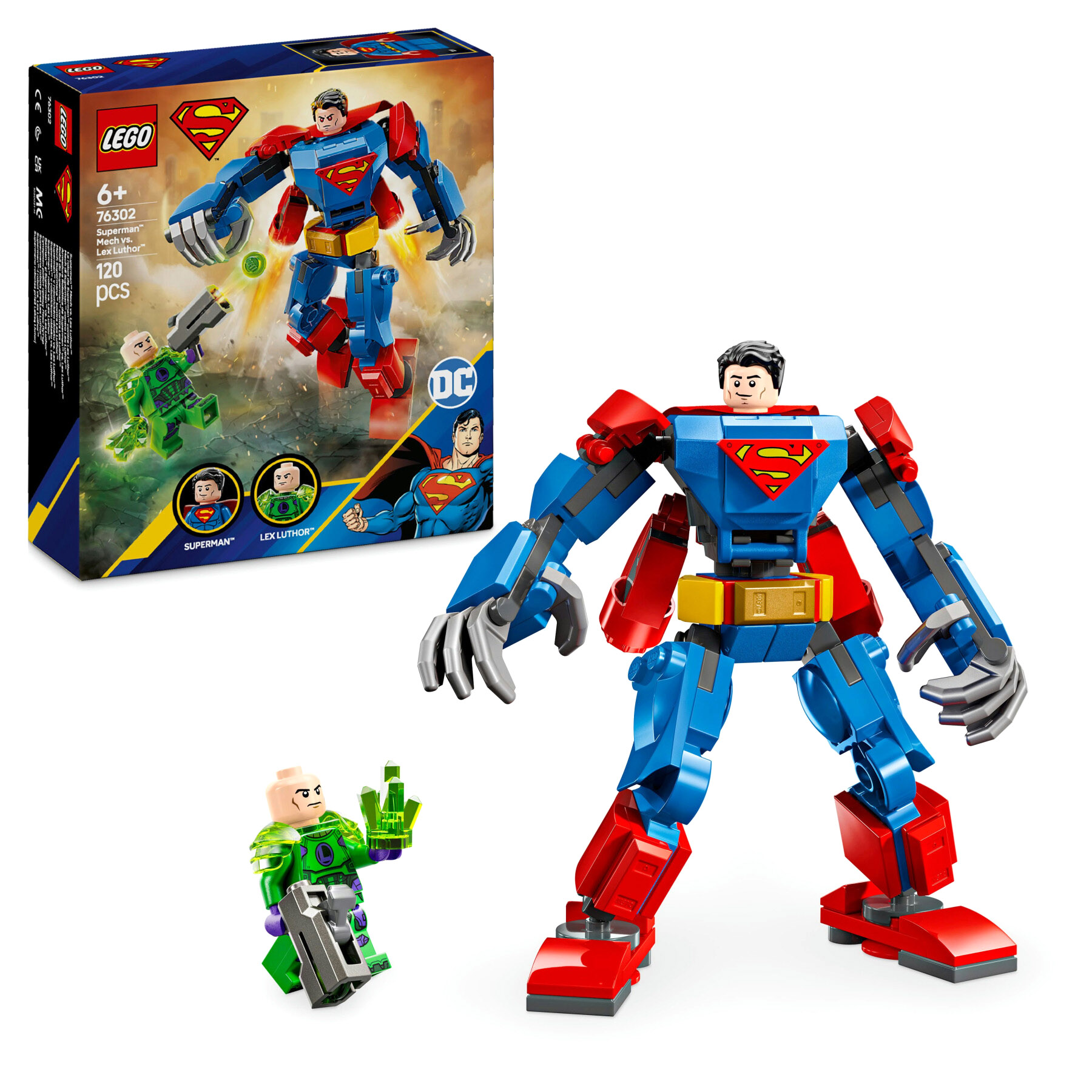 Lego DC 76302 Mech di Superman contro Lex Luthor - LEGO