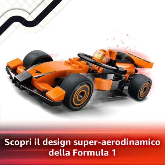 Lego City 60442 Pilota e Monoposto McLaren F1 - LEGO