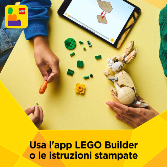 Lego Creator 3 in 1 31162 Adorabile Coniglio Giocattolo - LEGO