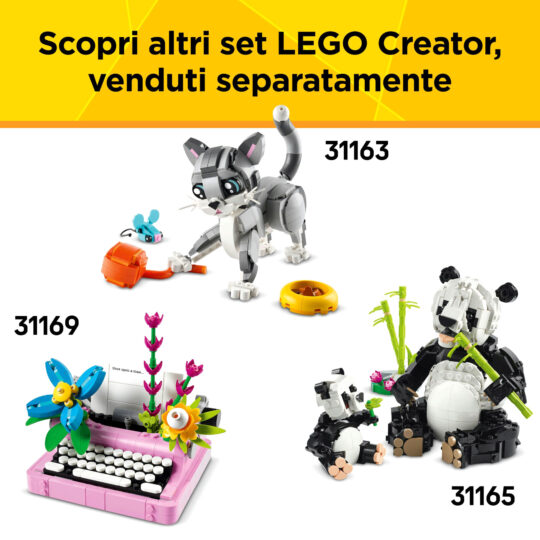 Lego Creator 3 in 1 31162 Adorabile Coniglio Giocattolo - LEGO