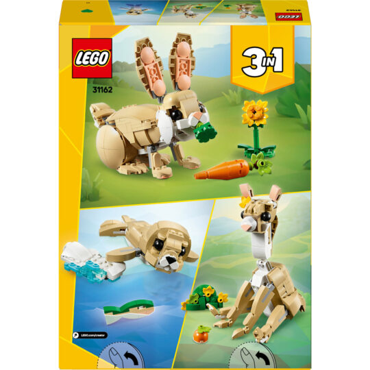 Lego Creator 3 in 1 31162 Adorabile Coniglio Giocattolo - LEGO