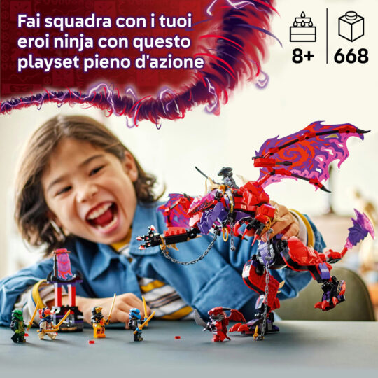 Lego Ninjago 71832 - Thunderfang - Il Drago del Caos - LEGO