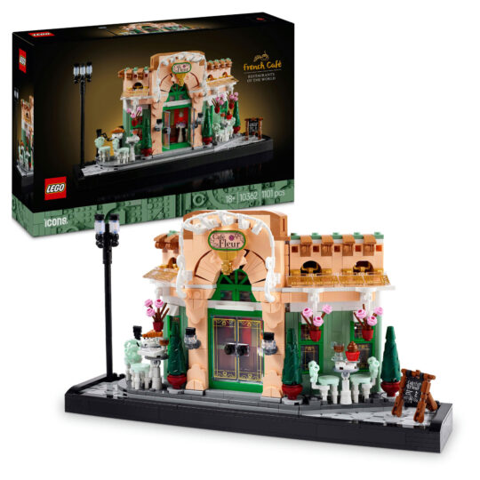 Lego Icons 10362 - Café Francese - Kit Modellismo Fai da Te - LEGO