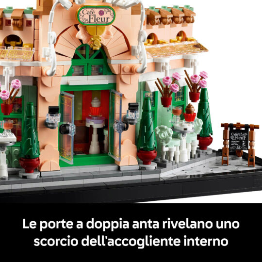 Lego Icons 10362 - Café Francese - Kit Modellismo Fai da Te - LEGO