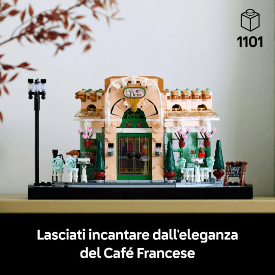 Lego Icons 10362 - Café Francese - Kit Modellismo Fai da Te - LEGO