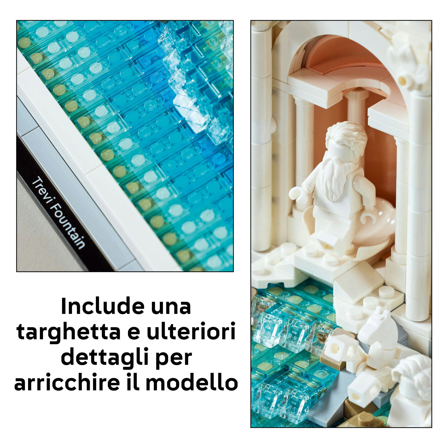 Lego Architecture 21062 - Fontana di Trevi - Kit Modellismo di Monumenti - LEGO