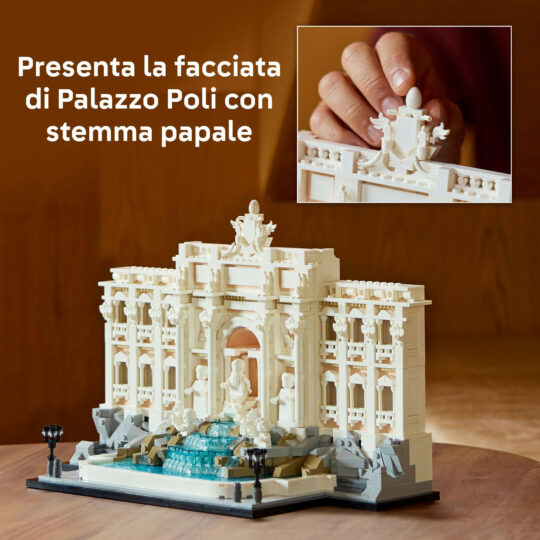 Lego Architecture 21062 - Fontana di Trevi - Kit Modellismo di Monumenti - LEGO