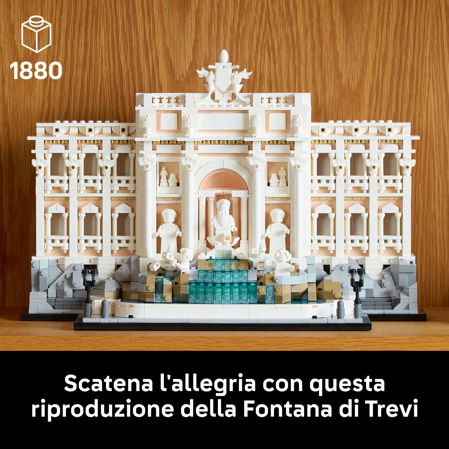 Lego Architecture 21062 - Fontana di Trevi - Kit Modellismo di Monumenti - LEGO