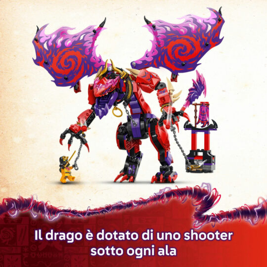 Lego Ninjago 71832 - Thunderfang - Il Drago del Caos - LEGO