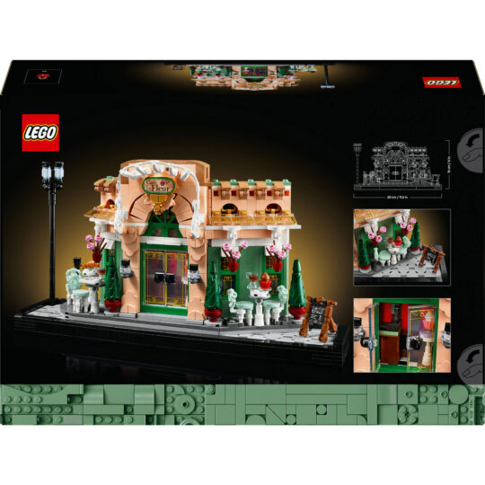 Lego Icons 10362 - Café Francese - Kit Modellismo Fai da Te - LEGO