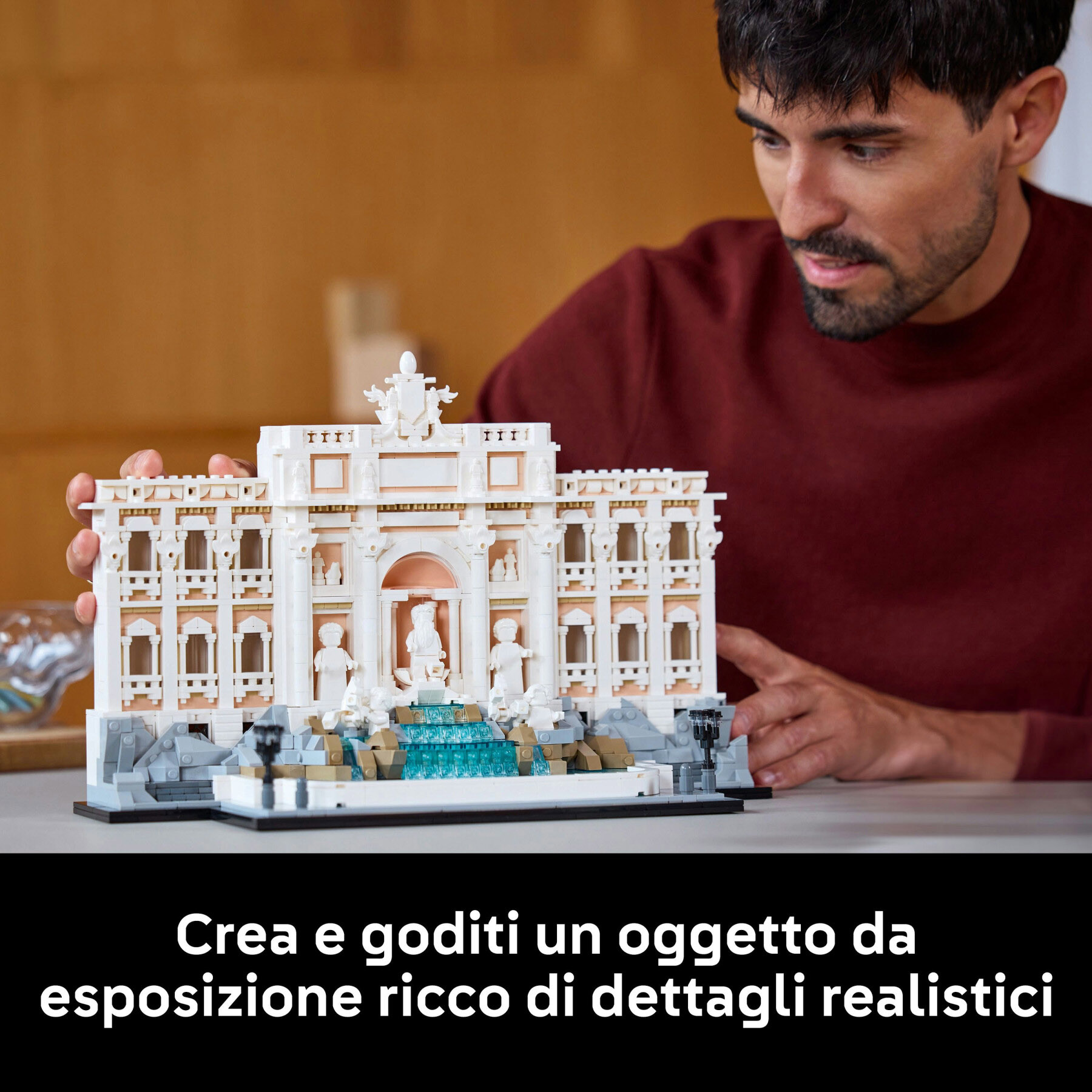 Lego Architecture 21062 - Fontana di Trevi - Kit Modellismo di Monumenti - LEGO