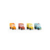 Set di 4 camion in legno - Avenue du Moulin - Moulin Roty