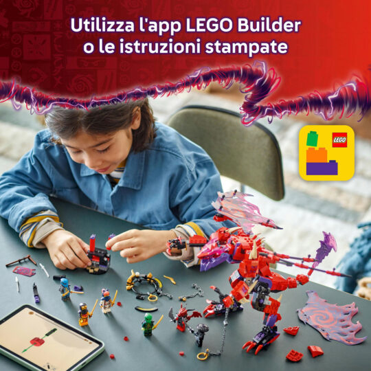 Lego Ninjago 71832 - Thunderfang - Il Drago del Caos - LEGO