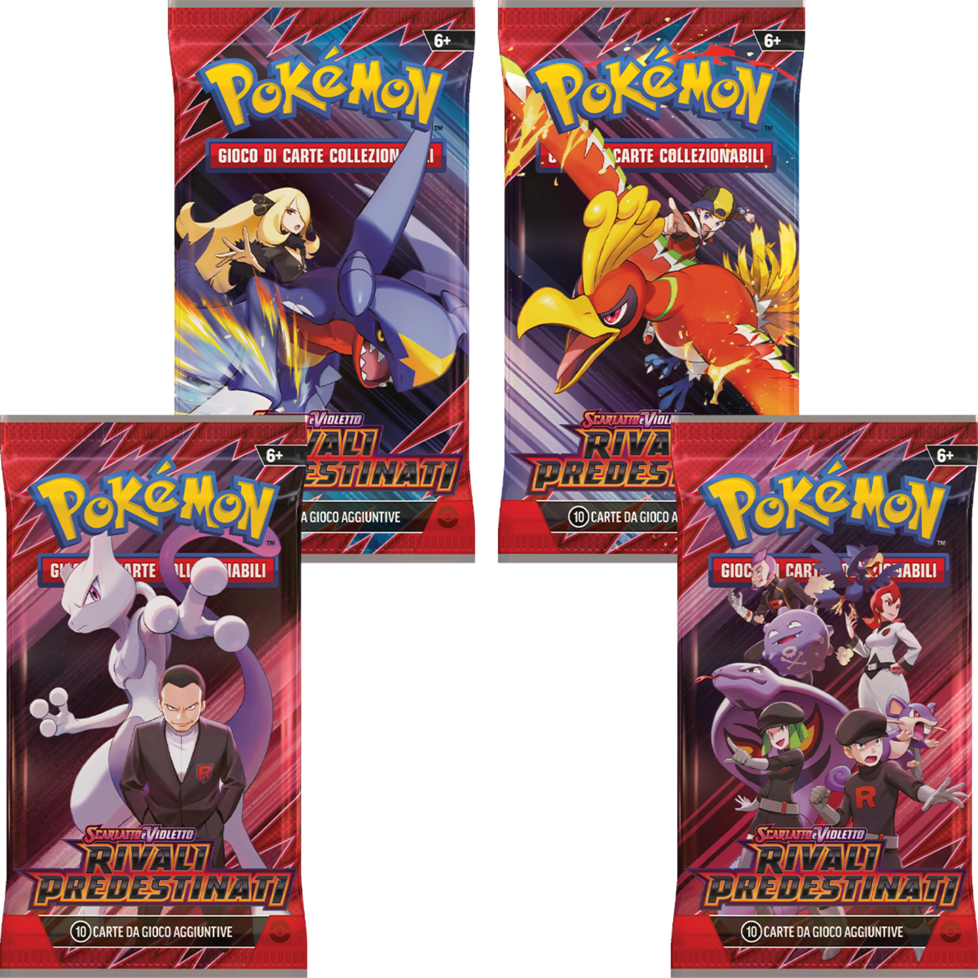Busta singola assortita Scarlatto e Violetto, Rivali Predestinati - Pokémon