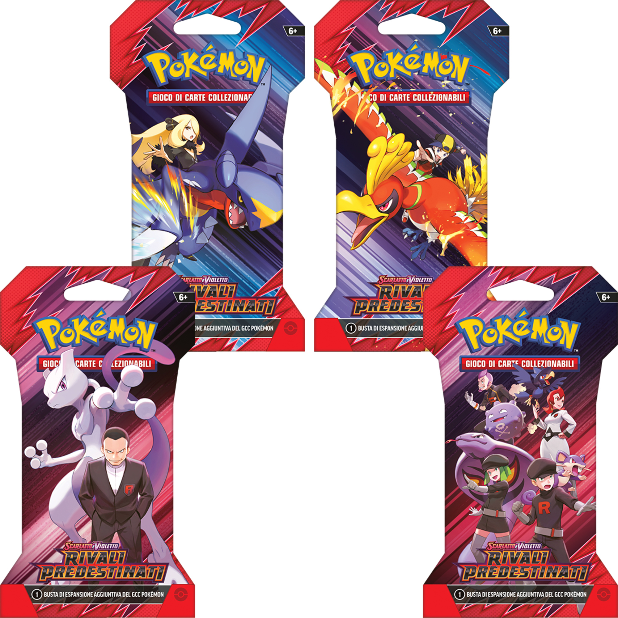 Busta singola assortita Scarlatto e Violetto, Rivali Predestinati - Pokémon