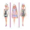 Barbie Fun & Fancy – Bambola con Capelli Lunghissimi e Extension, Abito Argento Metallizzato - Barbie