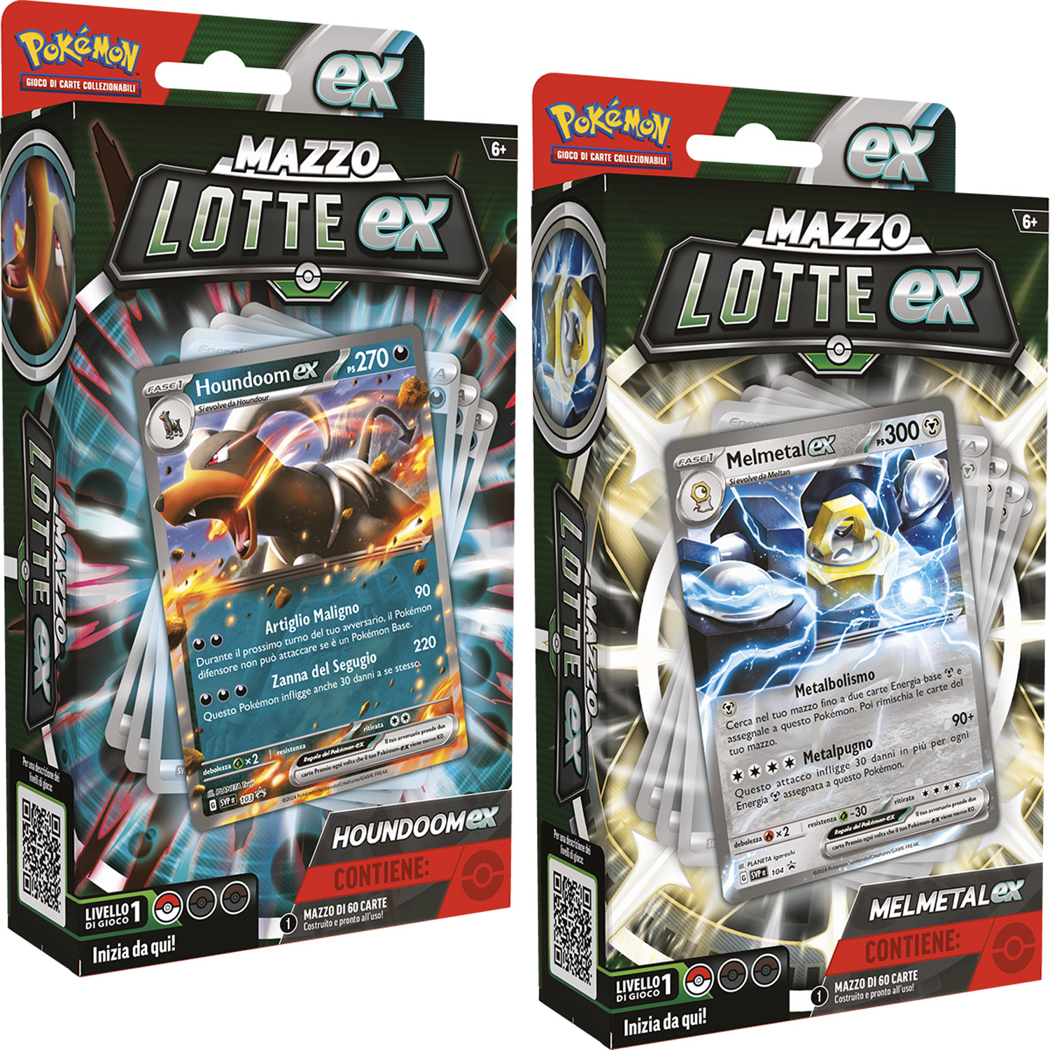 Pokémon mazzi lotte ex Melmetal-ex e Houndoom-ex - Pokémon