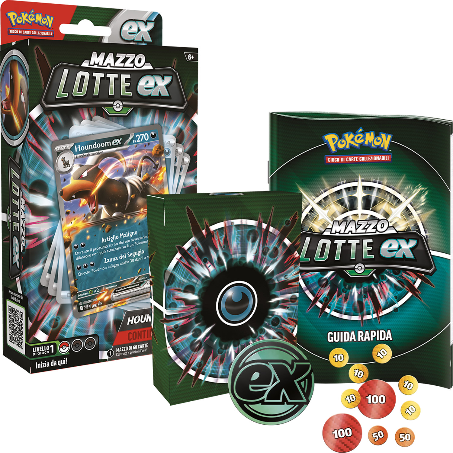 Pokémon mazzi lotte ex Melmetal-ex e Houndoom-ex - Pokémon