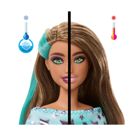 Barbie Party Unboxed Party Stars – Bambola con Look Stellato e 10 Sorprese da Scoprire - Barbie