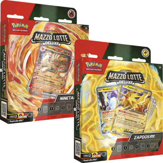 Pokémon mazzo lotte deluxe Ninetales-ex e Zapdos-ex - Pokémon