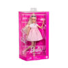 Barbie Deluxe Style Pastello – Bambola con Chignon Biondo e Abito Rosa Barbiecore, Accessori Inclusi - Barbie