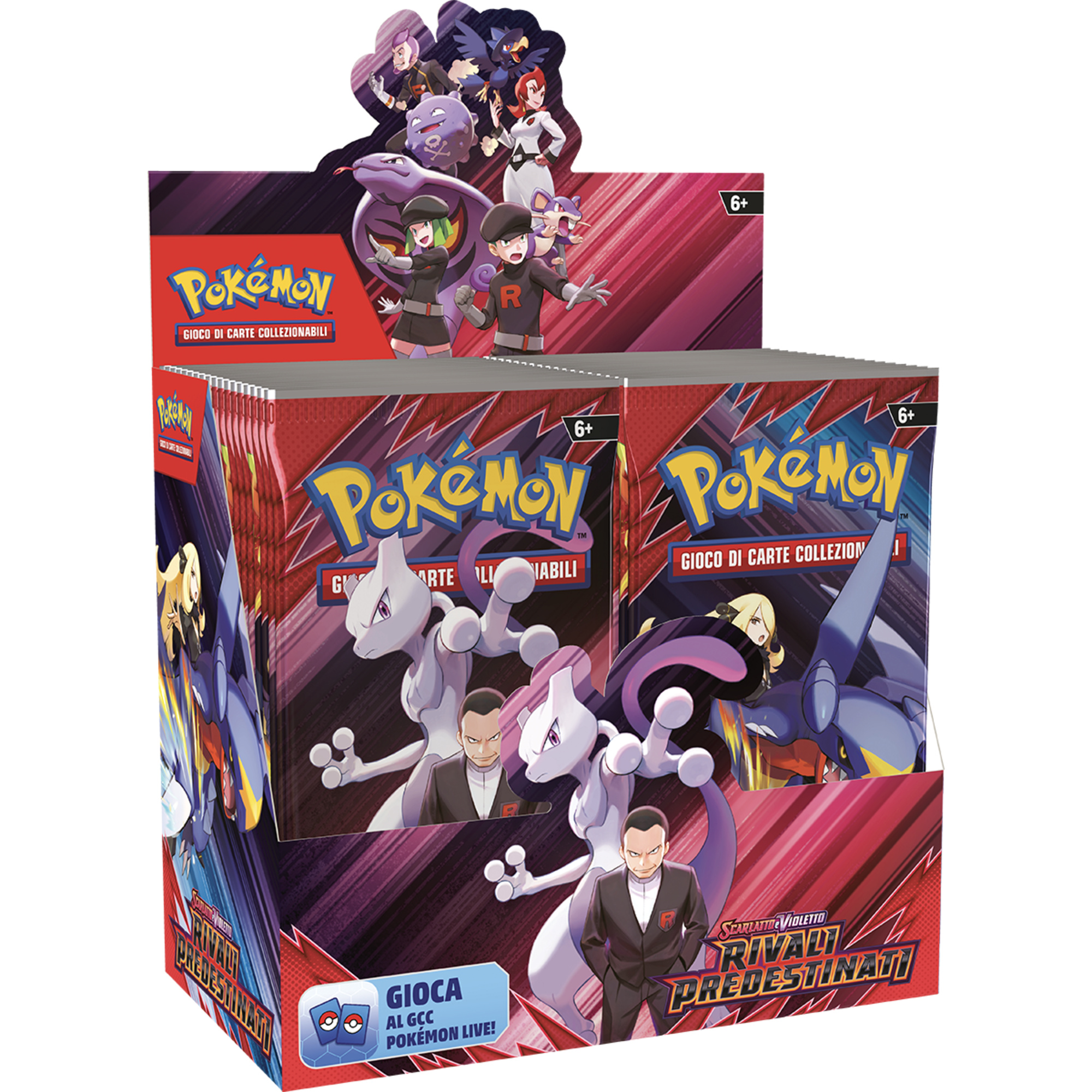 Busta singola assortita Scarlatto e Violetto, Rivali Predestinati - Pokémon