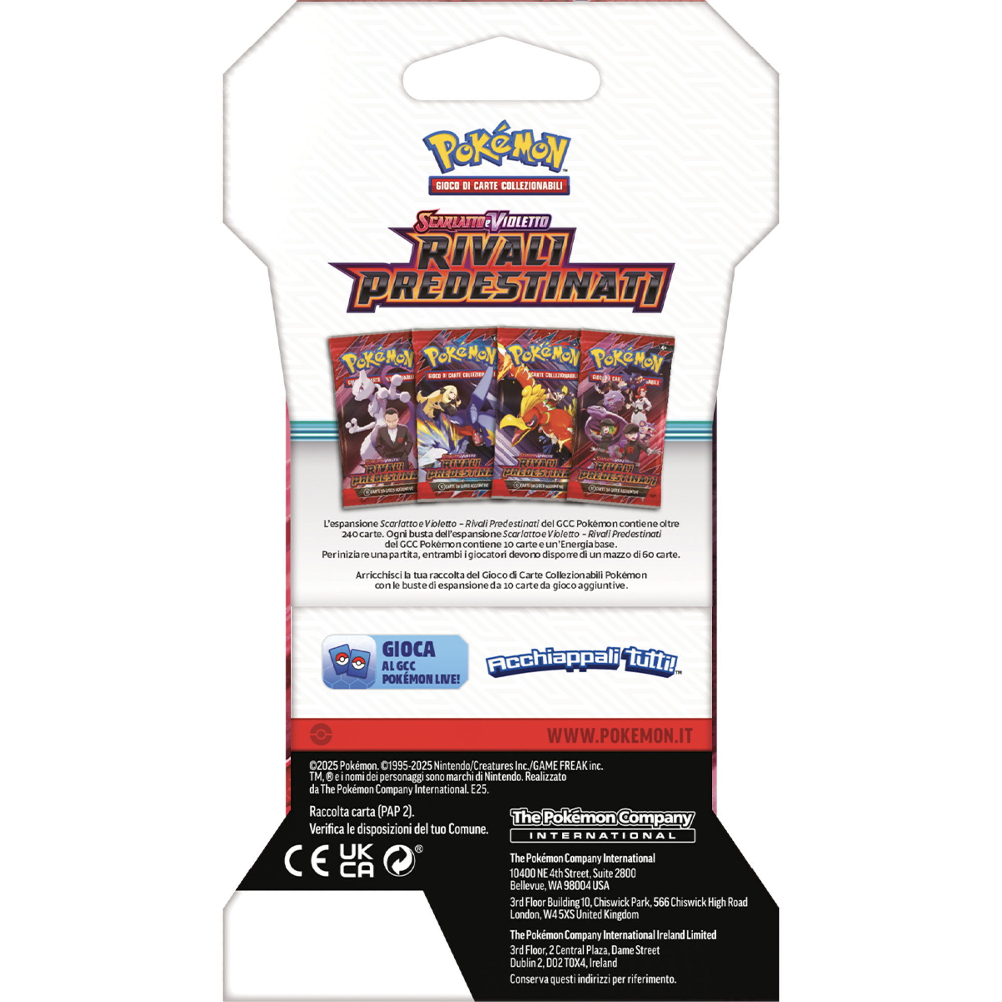 Busta singola assortita Scarlatto e Violetto, Rivali Predestinati - Pokémon