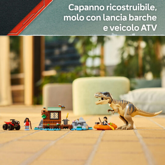 LEGO Jurassic World 76975 Fuga sul fiume dal T. Rex - Jurassic World, LEGO