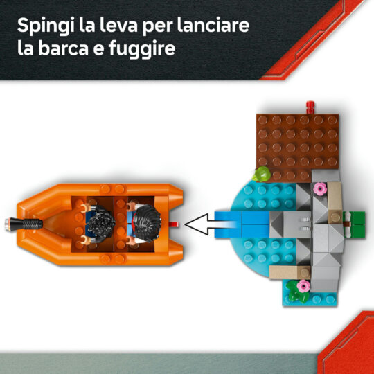 LEGO Jurassic World 76975 Fuga sul fiume dal T. Rex - Jurassic World, LEGO