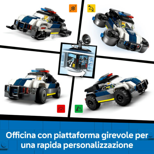 LEGO City 60457 Officina auto polizia: modulare, 4 minifigure - LEGO Shop
